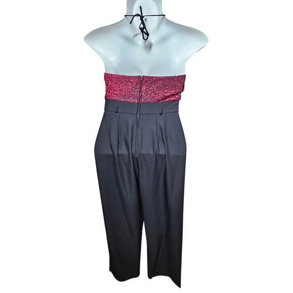 John Roberts Halter Jumpsuit Size 12 Petite - Picture 2 of 3